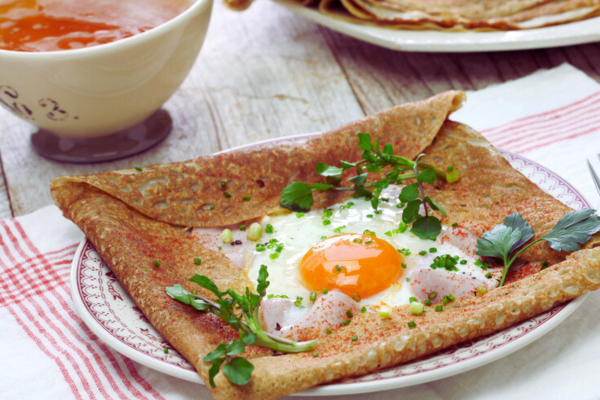 Galette With Egg & Parsley
